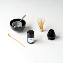 6-piece Matcha Set | Black Naoshi Matcha Ceremony Tea Set | Buy Japanese Matcha Kit Australia Yukiro - Premium Ceremonial Grade / AIIRO Deep Blue (Made in Japan) Customisable