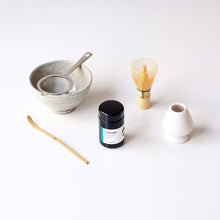 6-piece Matcha Set | White Naoshi Matcha Ceremony Tea Set | Buy Japanese Matcha Kit Australia Yukiro - Premium Ceremonial Grade / GURE Grey (Made in Japan) Customisable