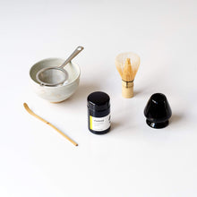 6-piece Matcha Set | Black Naoshi Matcha Ceremony Tea Set | Buy Japanese Matcha Kit Australia Hanae - Ceremonial Grade / SUE Cream (Made in Japan) Customisable