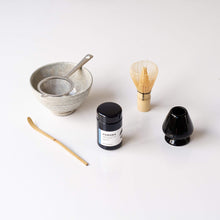 6-piece Matcha Set | Black Naoshi Matcha Ceremony Tea Set | Buy Japanese Matcha Kit Australia Haruna - Organic Ceremonial Grade / GURE Grey (Made in Japan) Customisable
