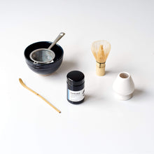6-piece Matcha Set | White Naoshi Matcha Ceremony Tea Set | Buy Japanese Matcha Kit Australia Haruna - Organic Ceremonial Grade / AIIRO Deep Blue (Made in Japan) Customisable