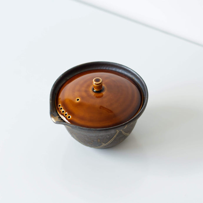 AMBER YOHEN HOHIN 270ml | Teapot by Masaki Kurokawa - Zen Wonders Tea