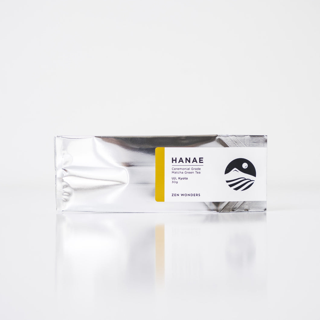 HANAE Ceremonial Matcha HANAE Matcha | Buy Premium Japanese Ceremonial Matcha Australia 30g Refill Bag ($34) 30g jar / 100g bag