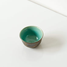 TURQUOISE YOHEN YUNOMI 140ml | Teacup by Masaki Kurokawa - Zen Wonders Tea