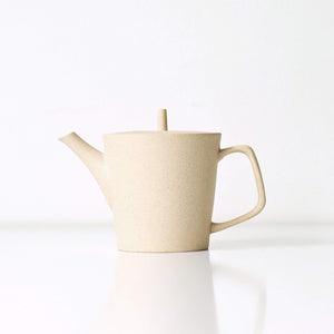 WHITE ANGLED KYUSU 330ml | Japanese Teapot WHITE ANGLED KYUSU 330ml, Tokoname | Buy Japanese Teapot Australia Jinsui Kiln - Tokoname