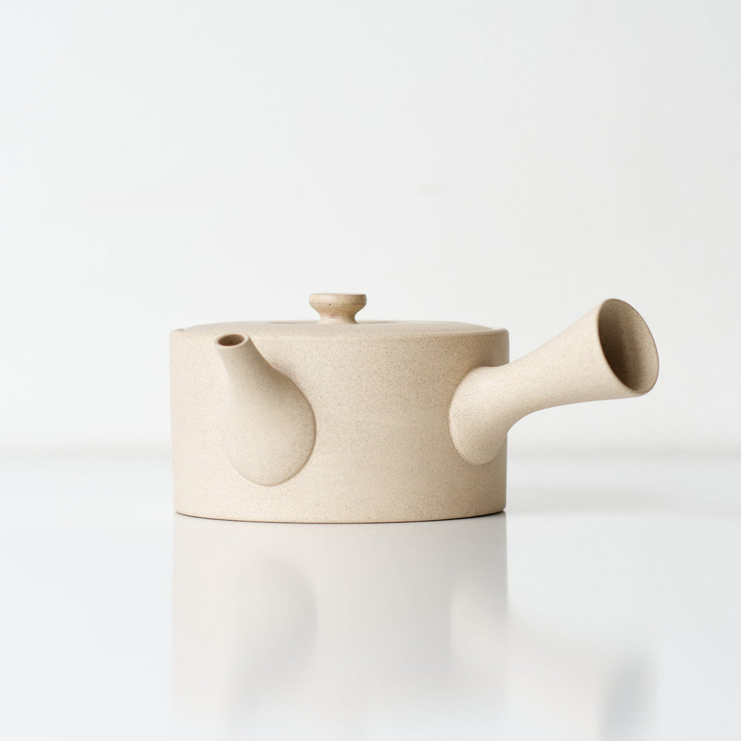 WHITE JINSUI KYUSU 420ml | Japanese Teapot - Zen Wonders Tea