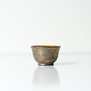 AMBER YOHEN YUNOMI 140ml | Teacup by Masaki Kurokawa - Zen Wonders Tea